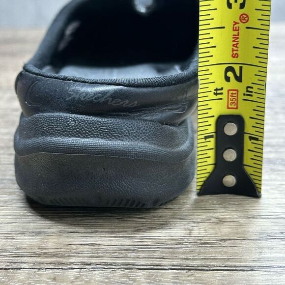 Skechers~Women’s~Black Relaxed Air Memory Foam Slip On Mules~Size 7.5 - Picture 5 of 9